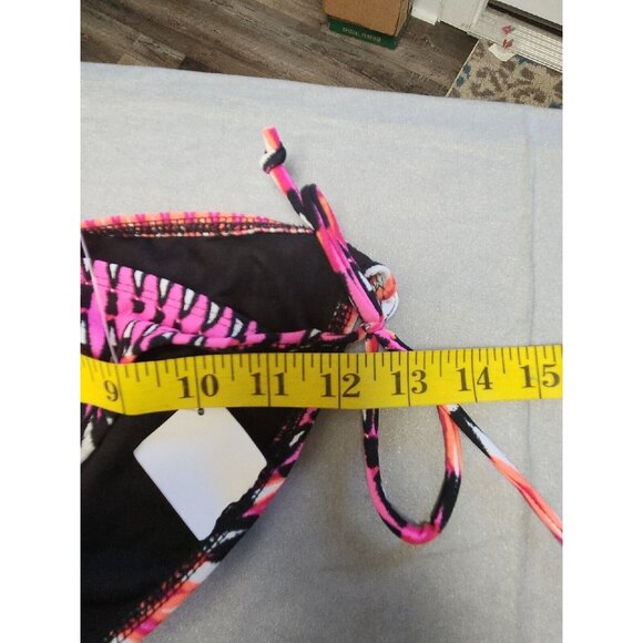 NWT DEB GEOMETRIC TRIBAL JUNGLE PRINT NEON HIPSTER MONKI BIKINI LARGE - Picture 4 of 5
